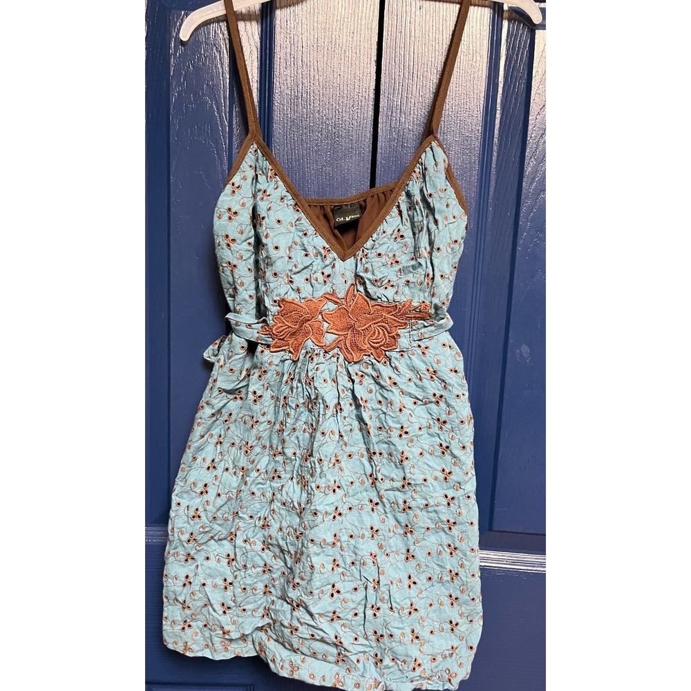 Olian Boho Maternity Top & Skirt Size L Retro